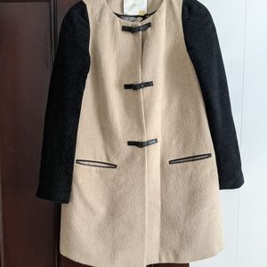 Anthropologie Wool Colorblock Coat